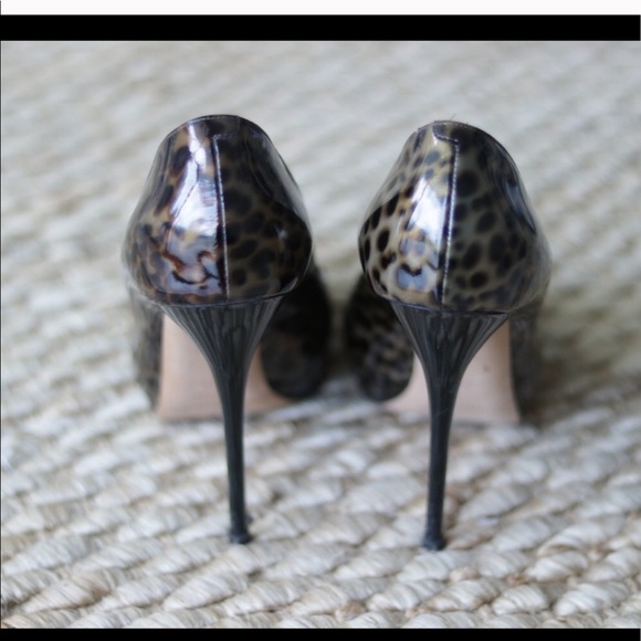 Jimmy Choo | Leopard Print Patent Pumps - Picture 4 of 7